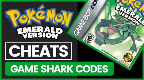 Pokemon Emerald Cheats: Full List of GameShark Codes .